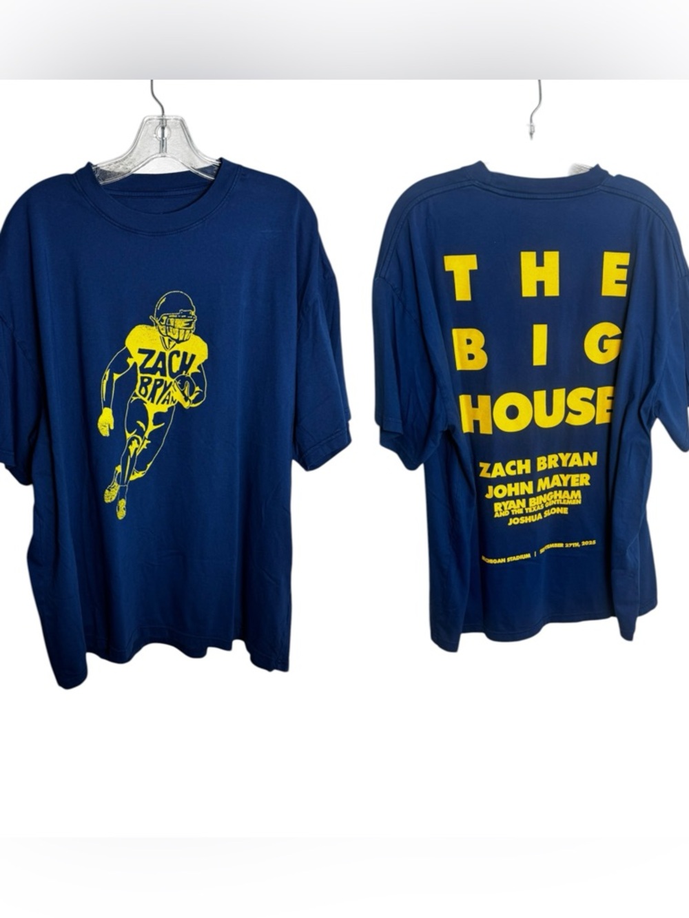 Zach Bryan ZB Big House Tee - Navy XL